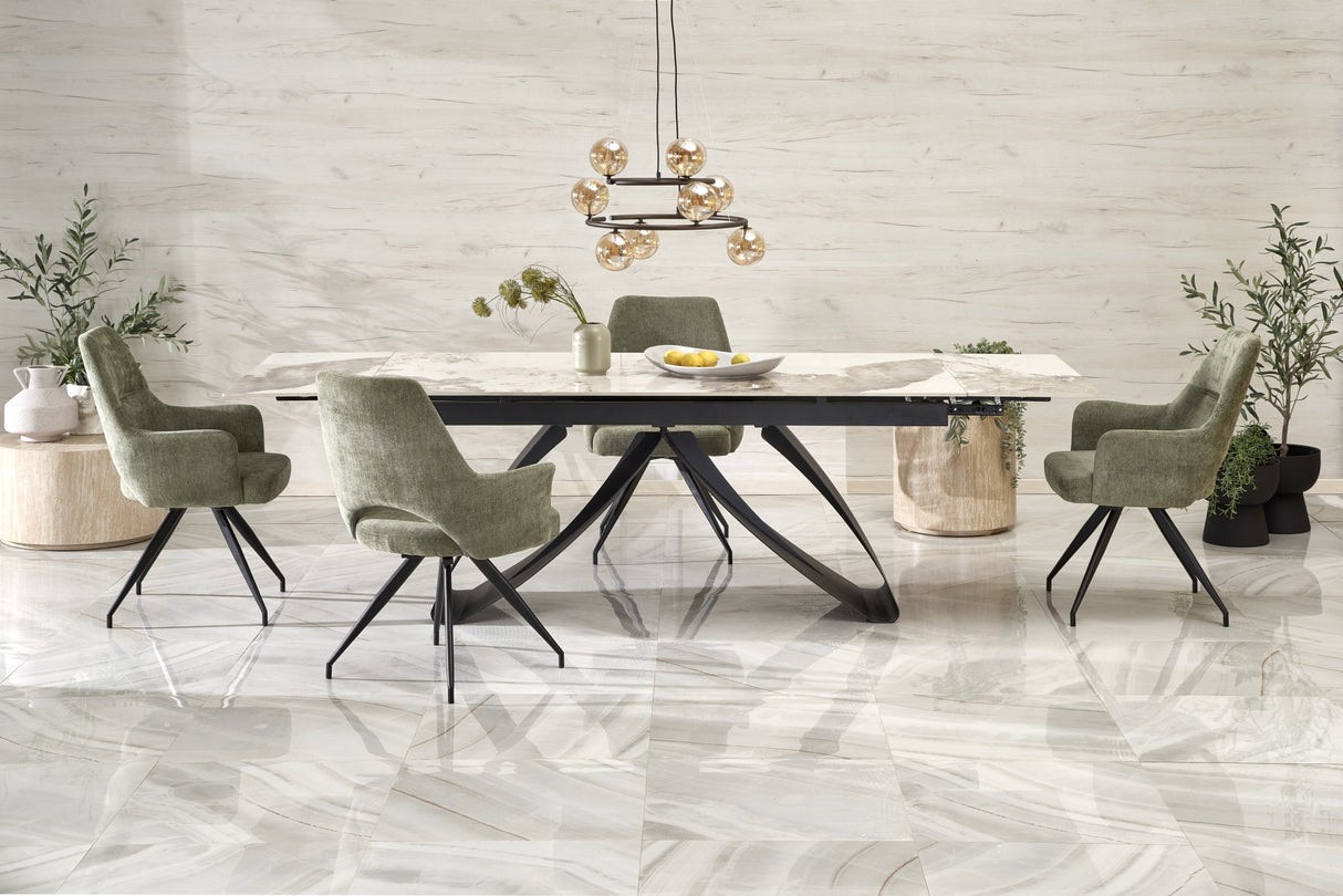 Extendable Dining Table Marble Harmony