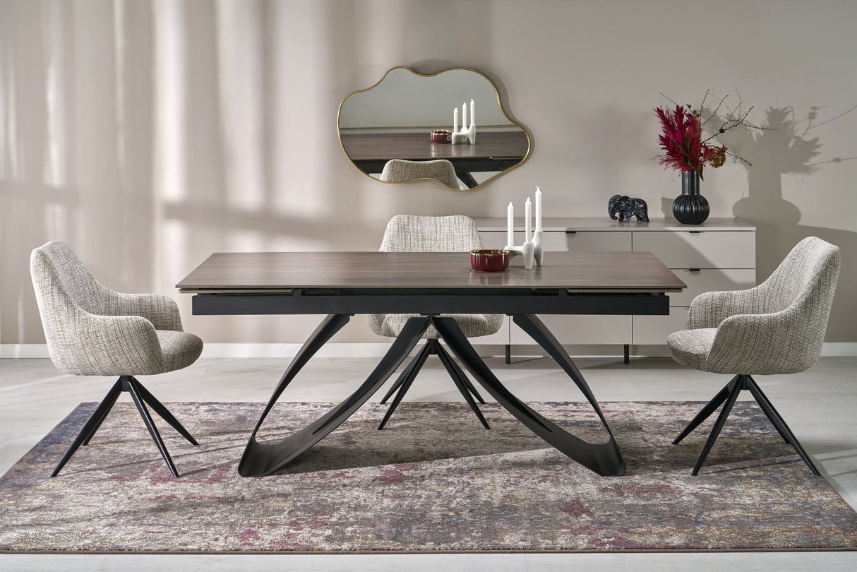 Extendable Dining Table Walnut Elegance