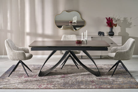 Extendable Dining Table Walnut Elegance