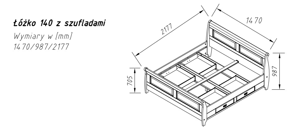 Bed KT1206