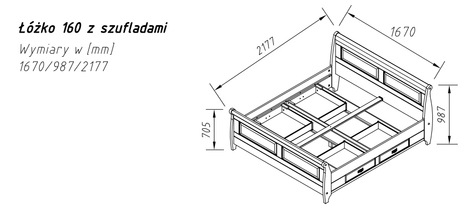 Bed KT1203