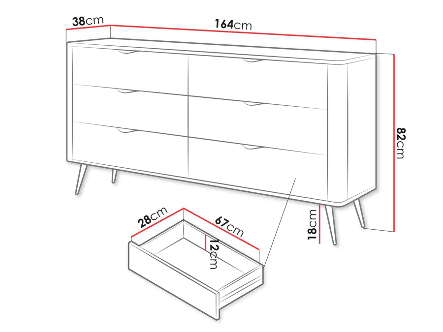 Chest of drawers LA5555