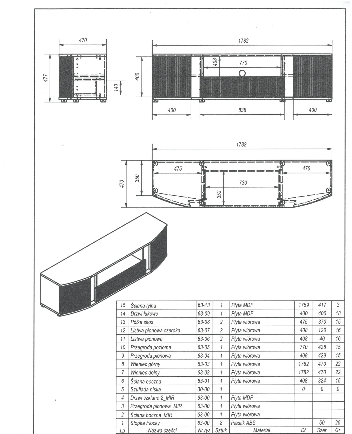 TV Stand HA1039