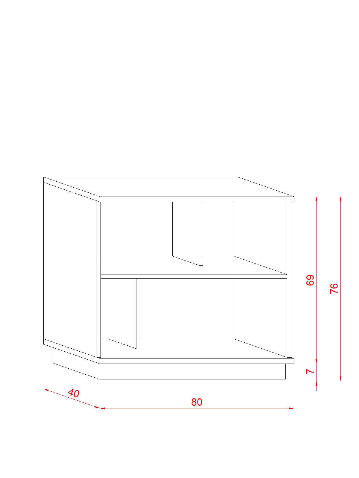 Bookshelf WP1300