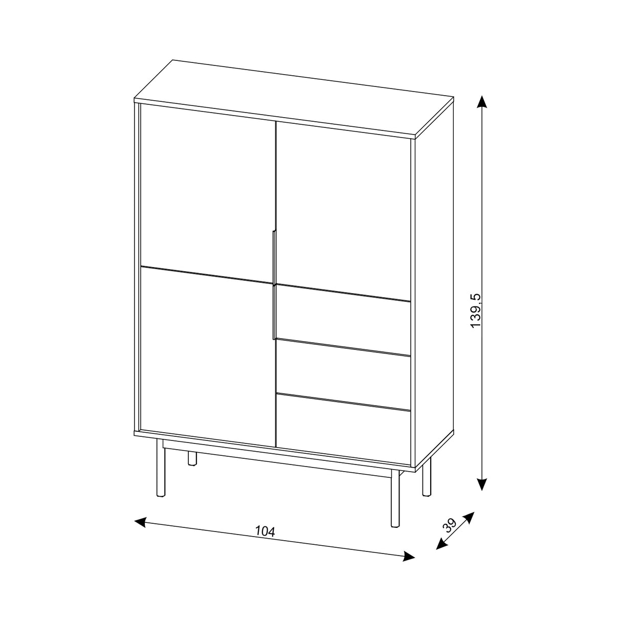 Chest of Drawer WP1417