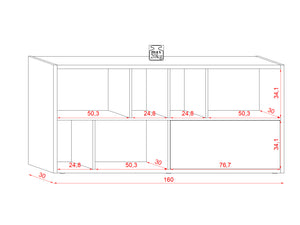 Bookshelf WP1303