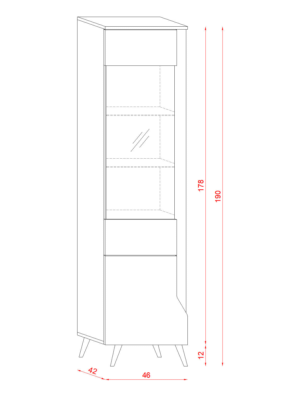 Display Cabinet WP1172