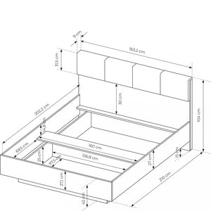 Bedroom furniture set LA5174