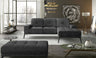 Corner sofa and pouf suite EL7976