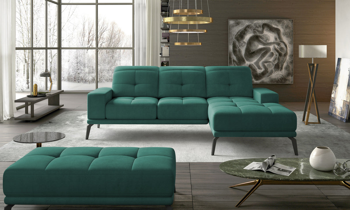 Corner sofa and pouf suite EL7976