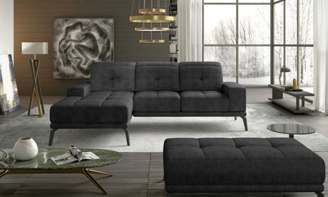 Corner sofa and pouf suite EL7976