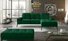 Corner sofa and pouf suite EL7976