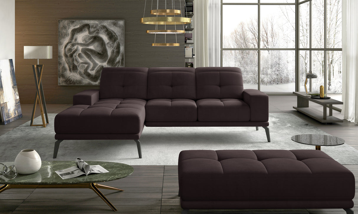 Corner sofa and pouf suite EL7976