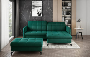 Corner sofa and pouf suite EL1768