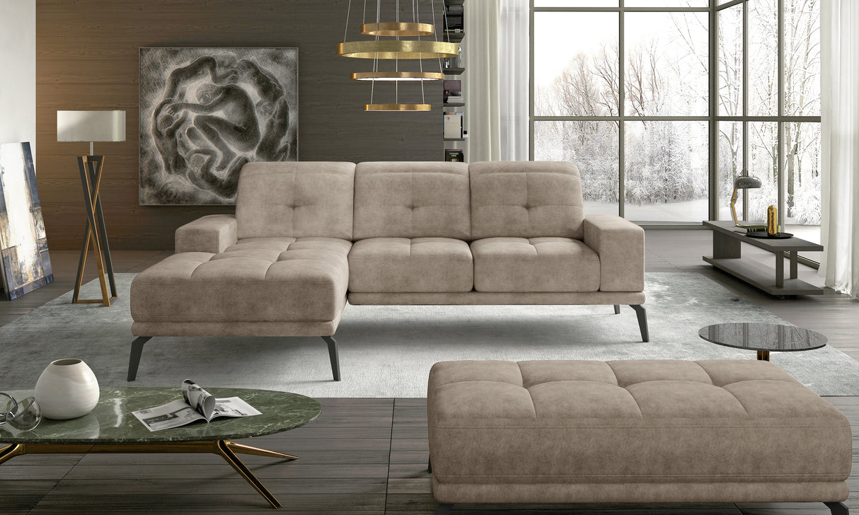 Corner sofa and pouf suite EL7976