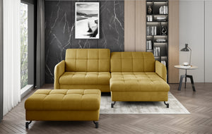 Corner sofa and pouf suite EL1768