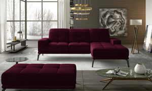 Corner sofa and pouf suite EL7976