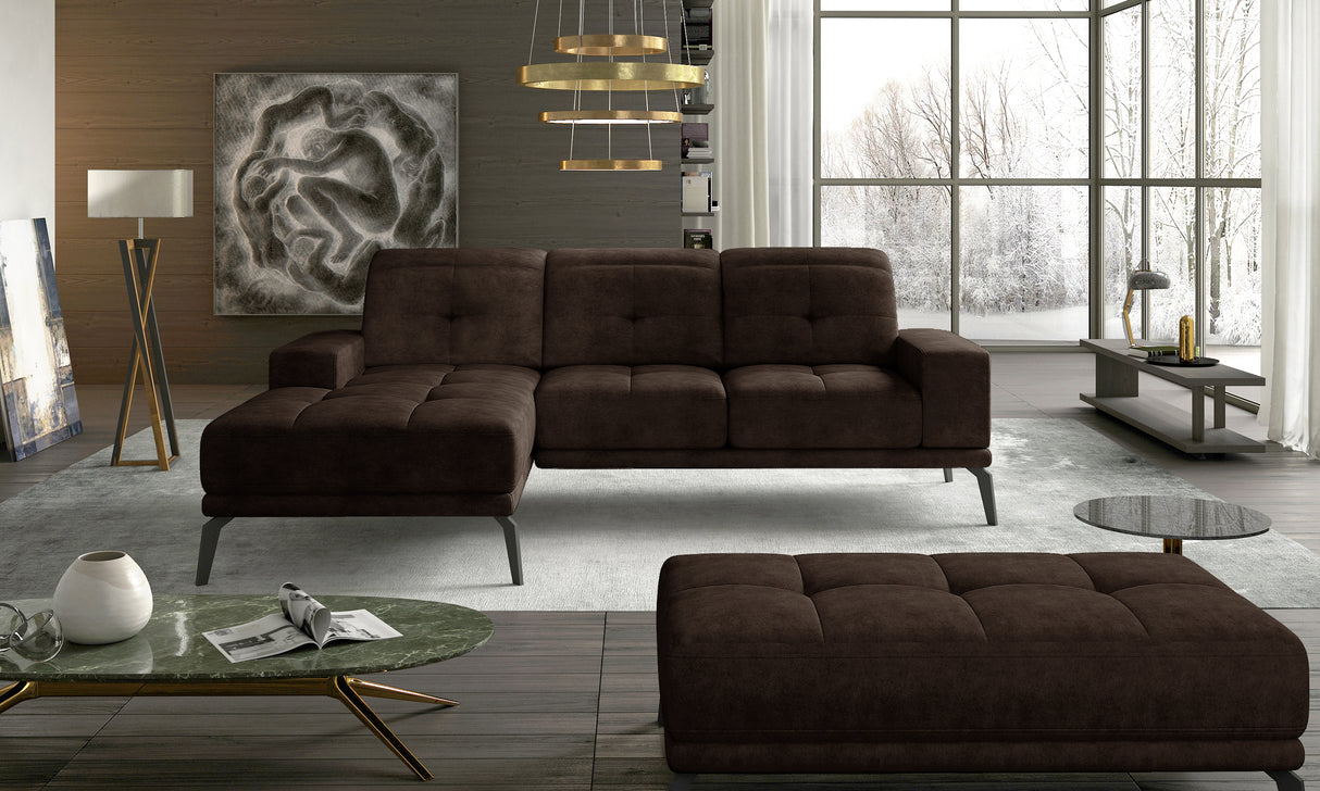 Corner sofa and pouf suite EL7976