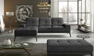 Corner sofa and pouf suite EL7976